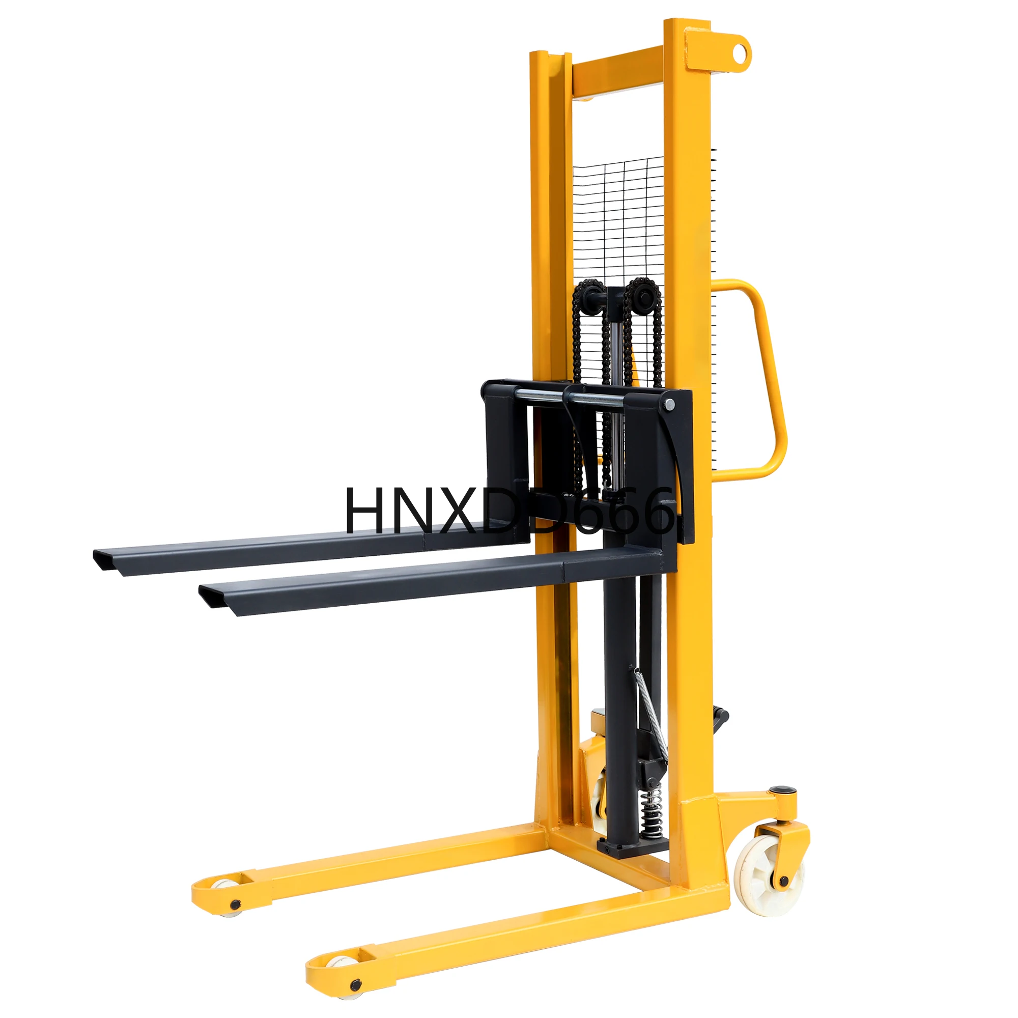 

Manual semi-electric forklift 1 ton hydraulic stacker