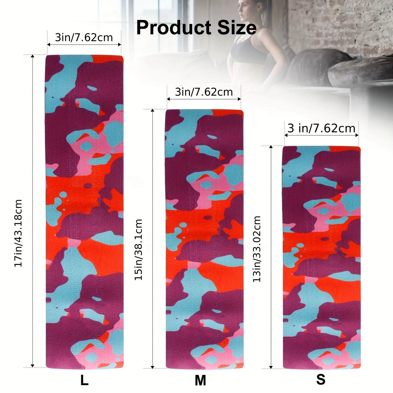

Высококачественная петля с эспандерами для домашних упражнений в тренажерном зале: фитнес-тренировки йоги для всего тела, ягодиц, ног и рук — 1 шт.