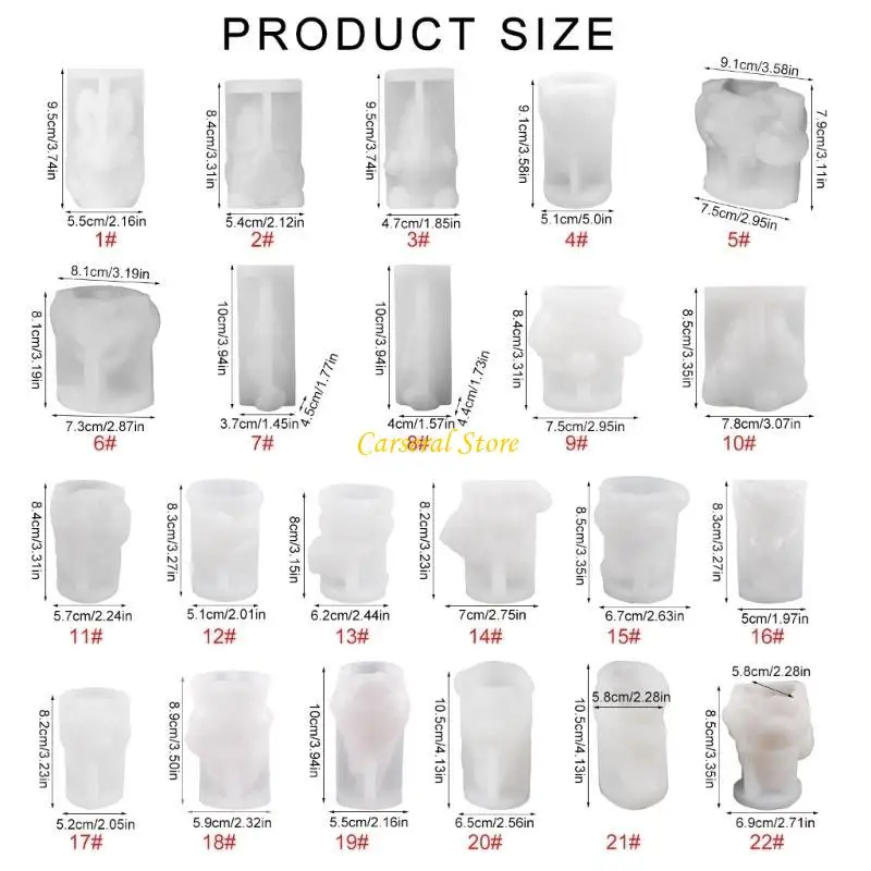 M4YF Crafting Mold Suministros hechos a mano para creación velas y creación decorativa