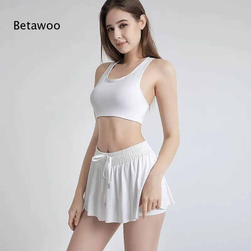 

Women's 2-in-1 Athletic Skort with Built-in Shorts for Running Tennis Golf Workout Gym Fitness Yoga Exercise Lightweight