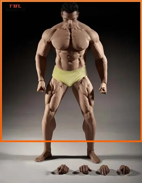 Phicen (TBLeague) 1/6 男性　シームレスボディ TBLeague PHICEN 1/12 male Seamless muscular body 6