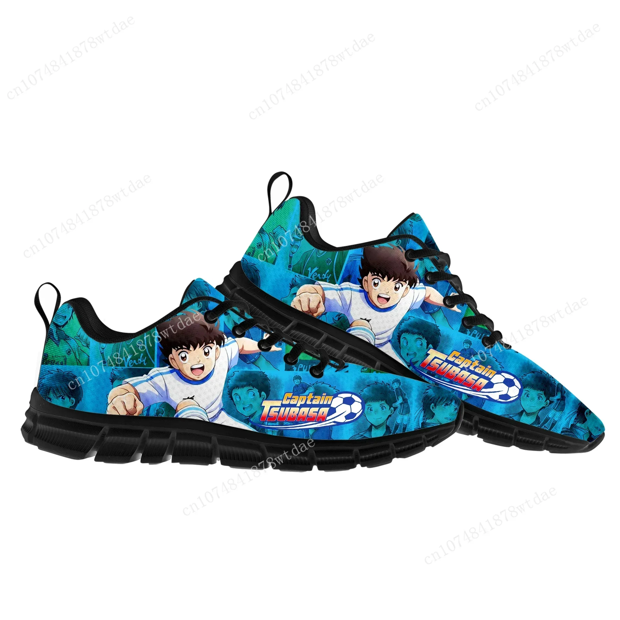 Captain Tsubasa Ozora Tsubasa Sports Shoes Mens Womens Comfortable Sneakers High Quality Manga Sneaker Custom Shoe