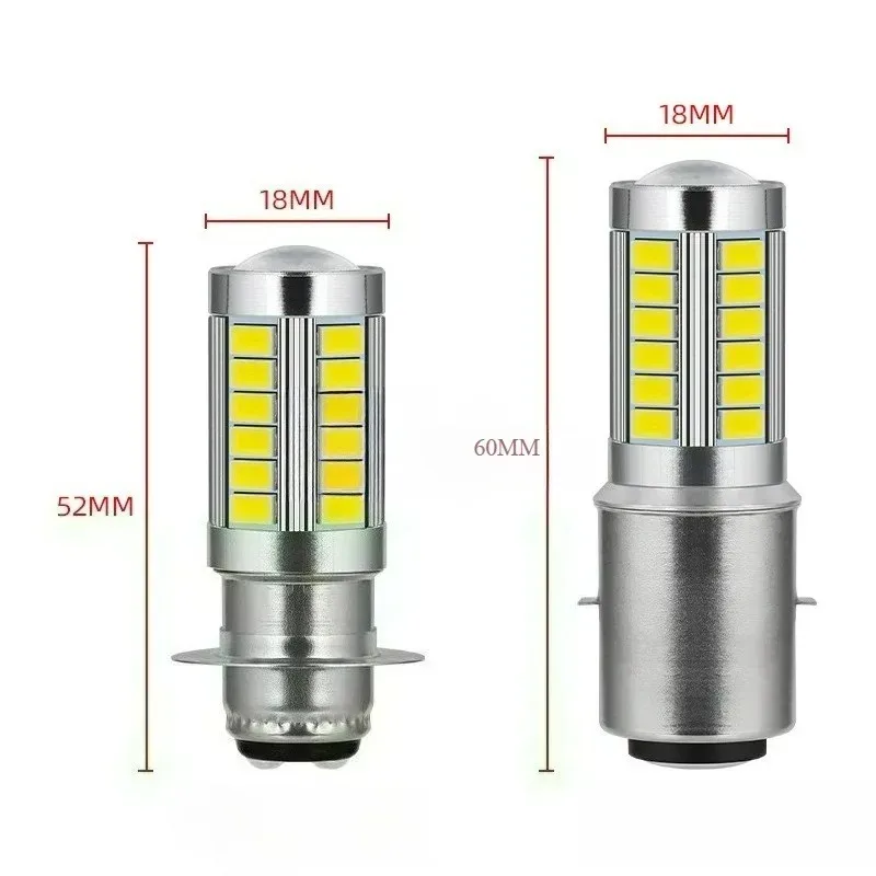 2 PCS Motorcycle White LED Bulbs H6  400 Z400 QUADSPORT 2003 2004 2005 2006 2007 2008 for Suzuki LTZ Mainland China