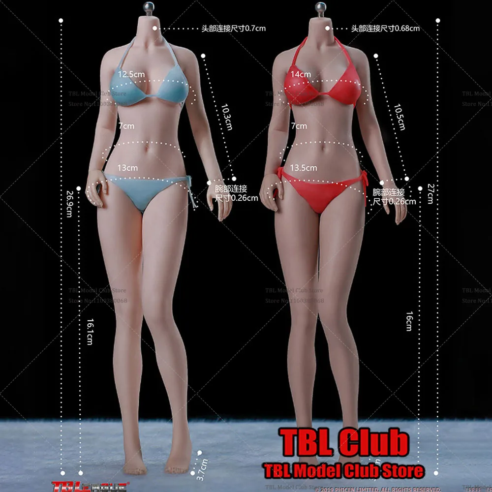 

TBLeague PHMB2019-S34/S35 1/6 Scale Sutan/Pale Skin Young Girl Medium Bust 12" Super Flexible Female Seamless Body Dolls