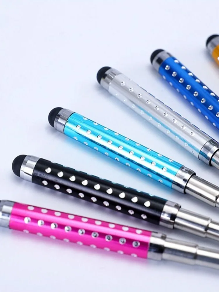 Stylo universel pour écran tactile de haute précision, électronique rétractable, stylet capacitif multicolore multifonction