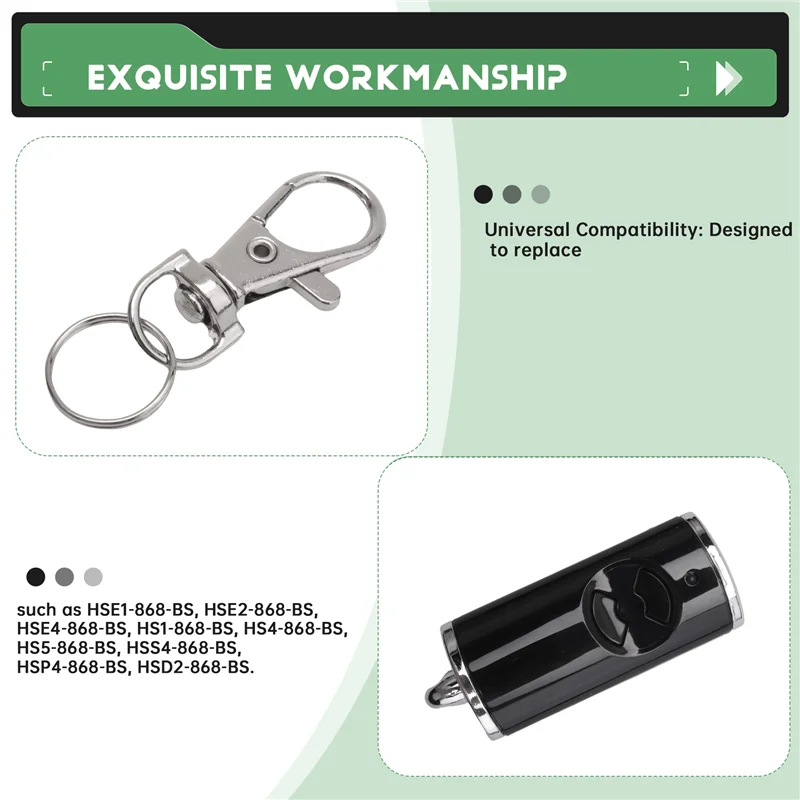 L53A-HORMANN HSE4-868-BS ホーマン用リモコンガレージドアオープナー HORMANN