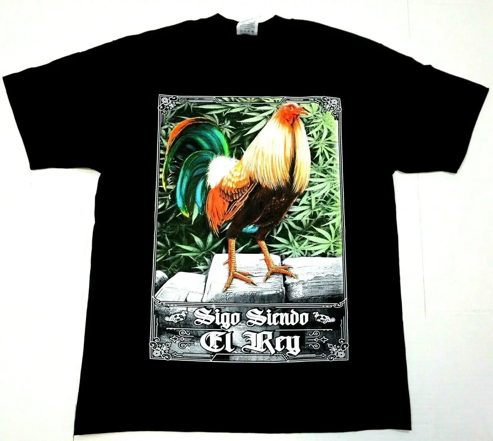 Sigo Siendo El Rey T-shirt Mexico Rooster Fighting Gallos Men's Tee New