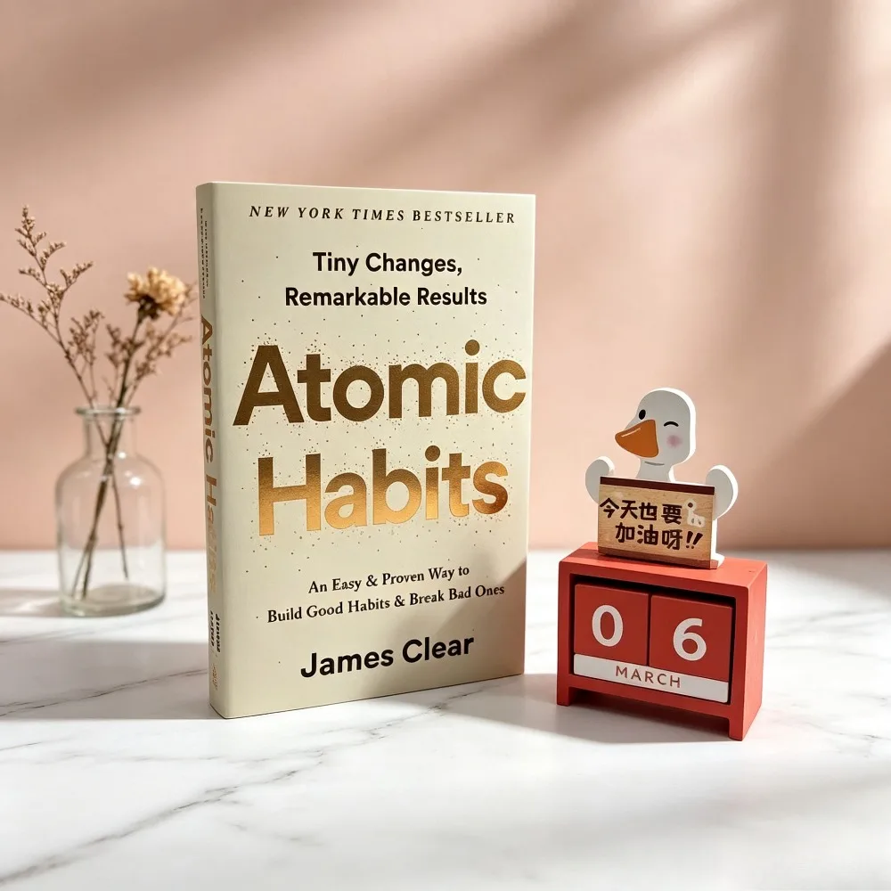 Habits English Paperback for Self-improvement Readers, New York Times Bestseller, Build Good Habits & Break Bad Ones