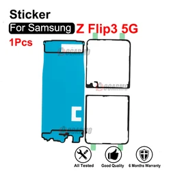 For Samsung Galaxy Z Flip3 5G SM-F7110 Back Cover Adhesive Glue Front LCD Screen Sticker