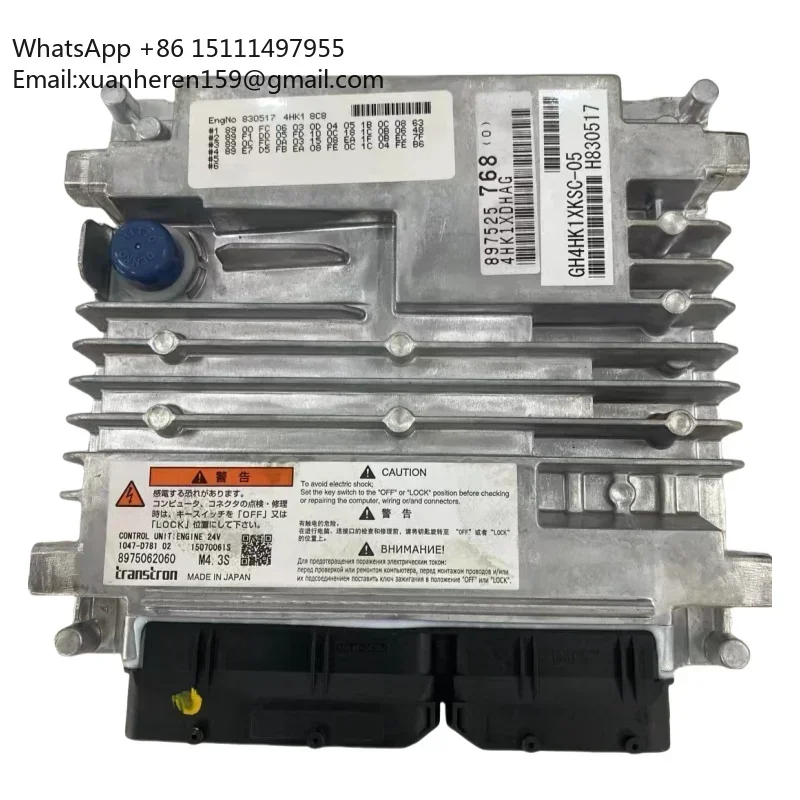 

8975257680 8-97525768-0 for Isuzu 4HK1 Engine ECU Controller Excavator Crawler Crane Truck