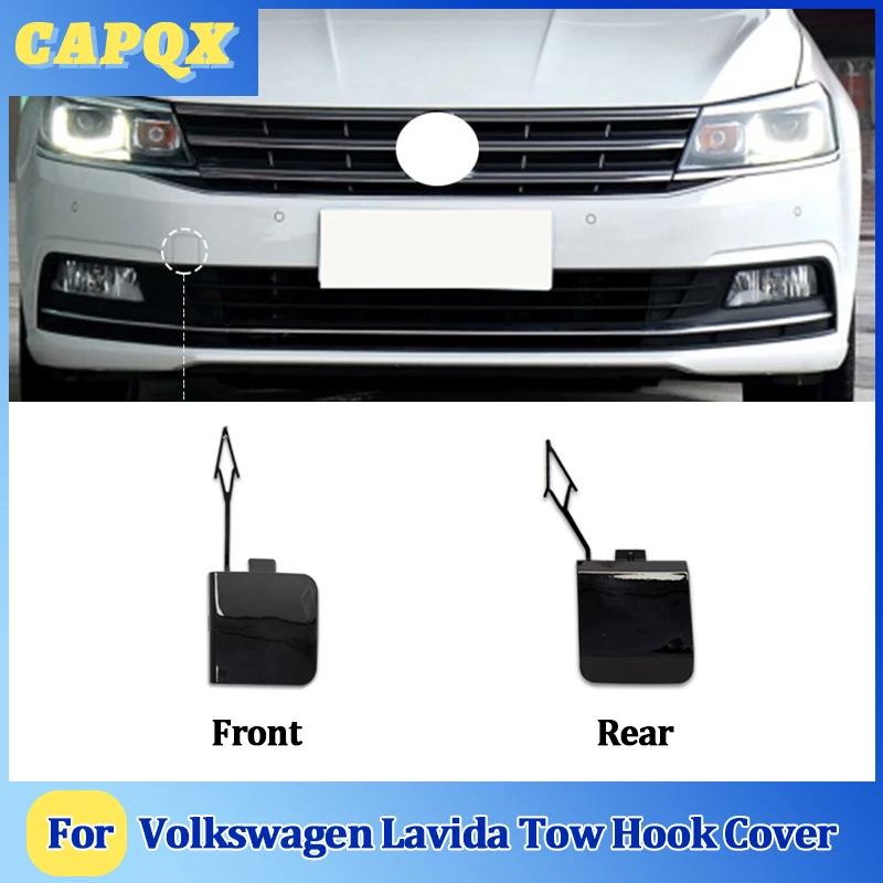 For Volkswagen Lavida  2015 16 17 Bumper Trailer Cover Tow Bracket Cover Bumper Tow Hook Cover Cap