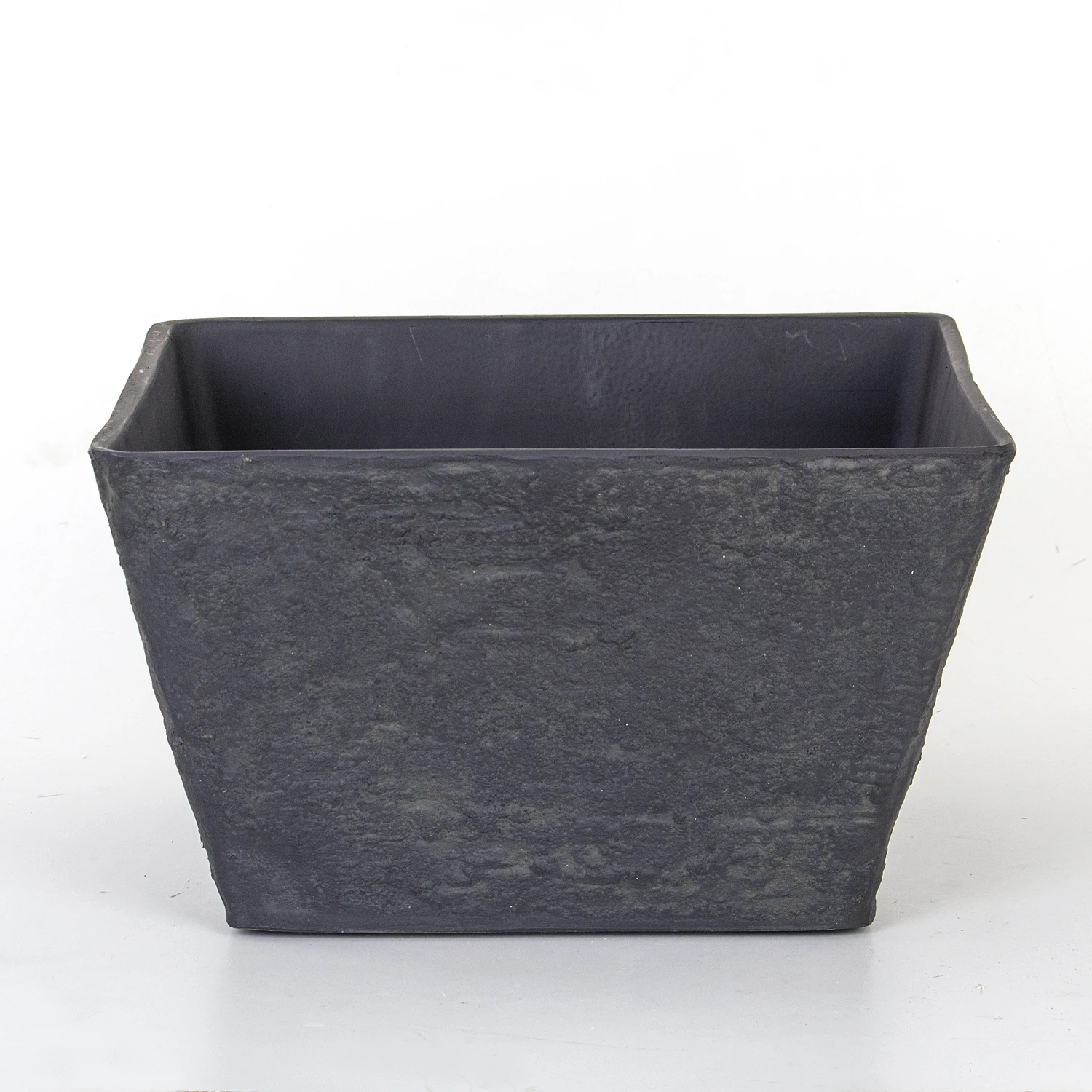 

Euro Flora concrete pattern black flower pot 45,5x25 Cm