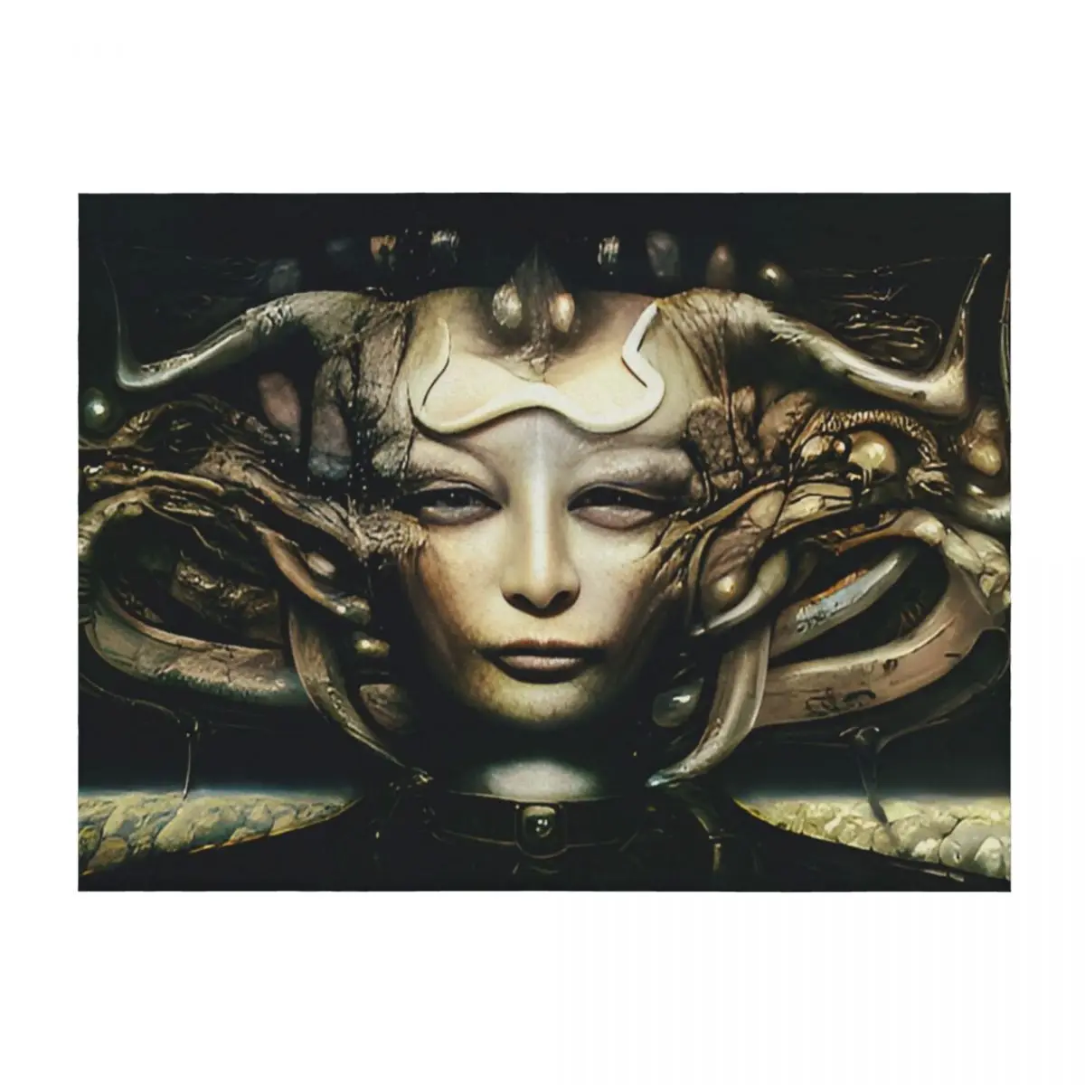

HR Giger Xenomorph Woman Throw Blanket For Baby Luxury St Thins Blankets