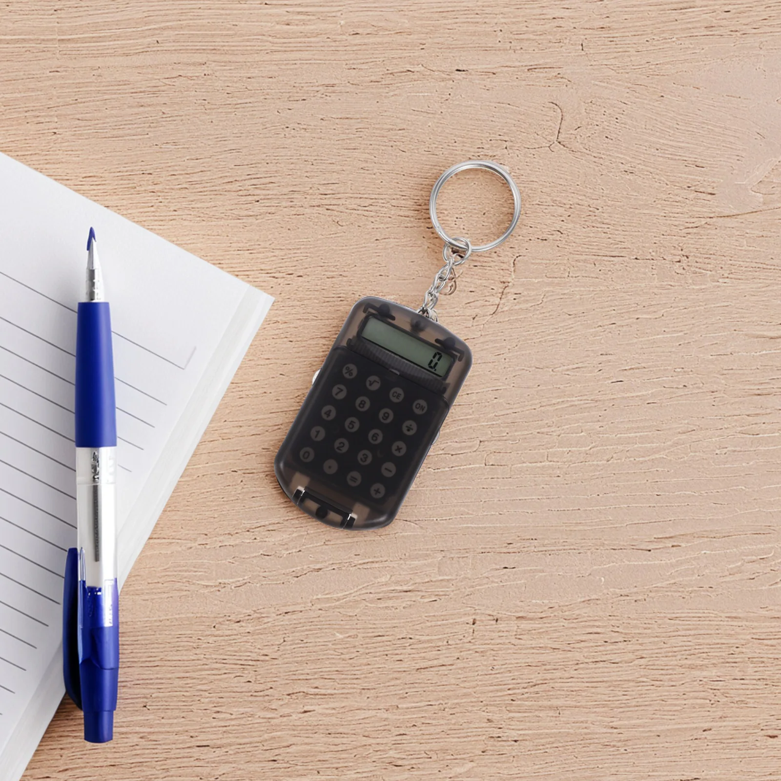 

3Pcs Mini Calculator Compact Transparent Flip Cover Handheld Gadget for School Office Home Portable Student