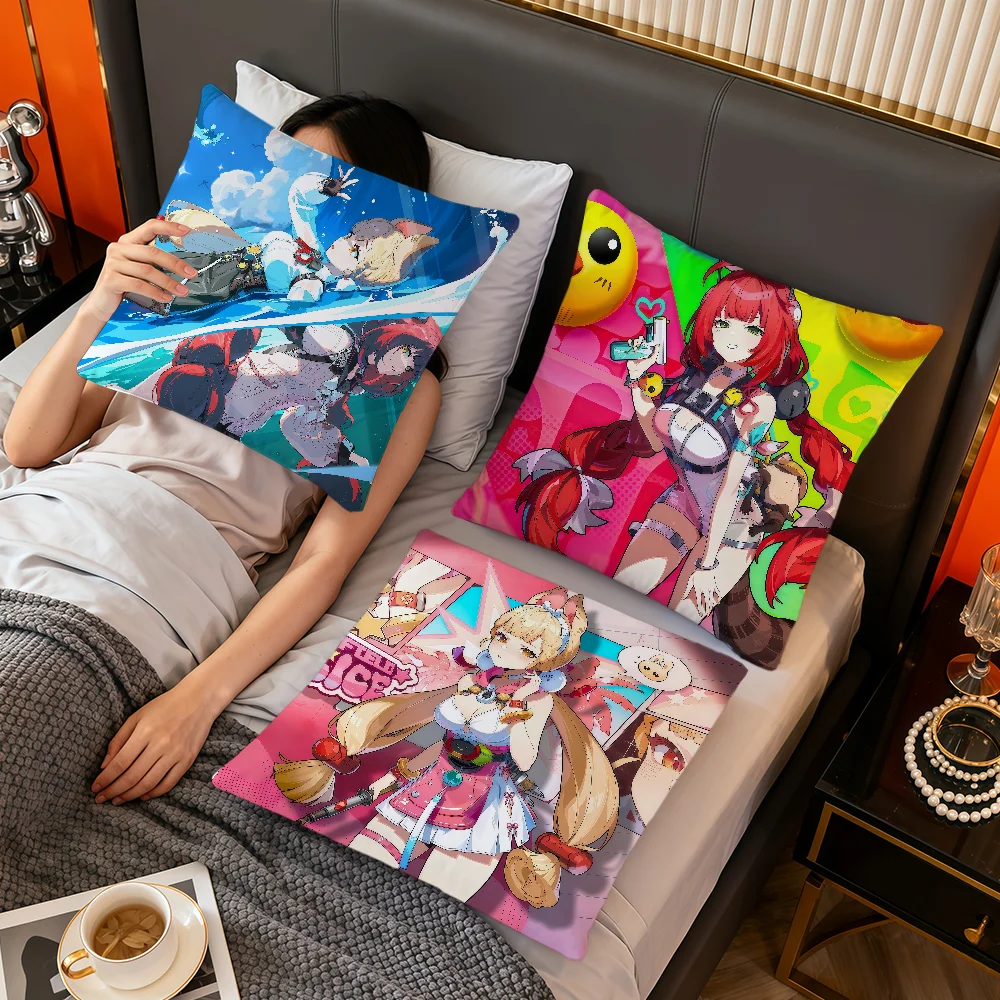Ukinami Yuzuha Alice cp cute Zenless Zone Zero soft pillow cover Sofa Home Living Room Decor Protective Covers hogar pillowcase