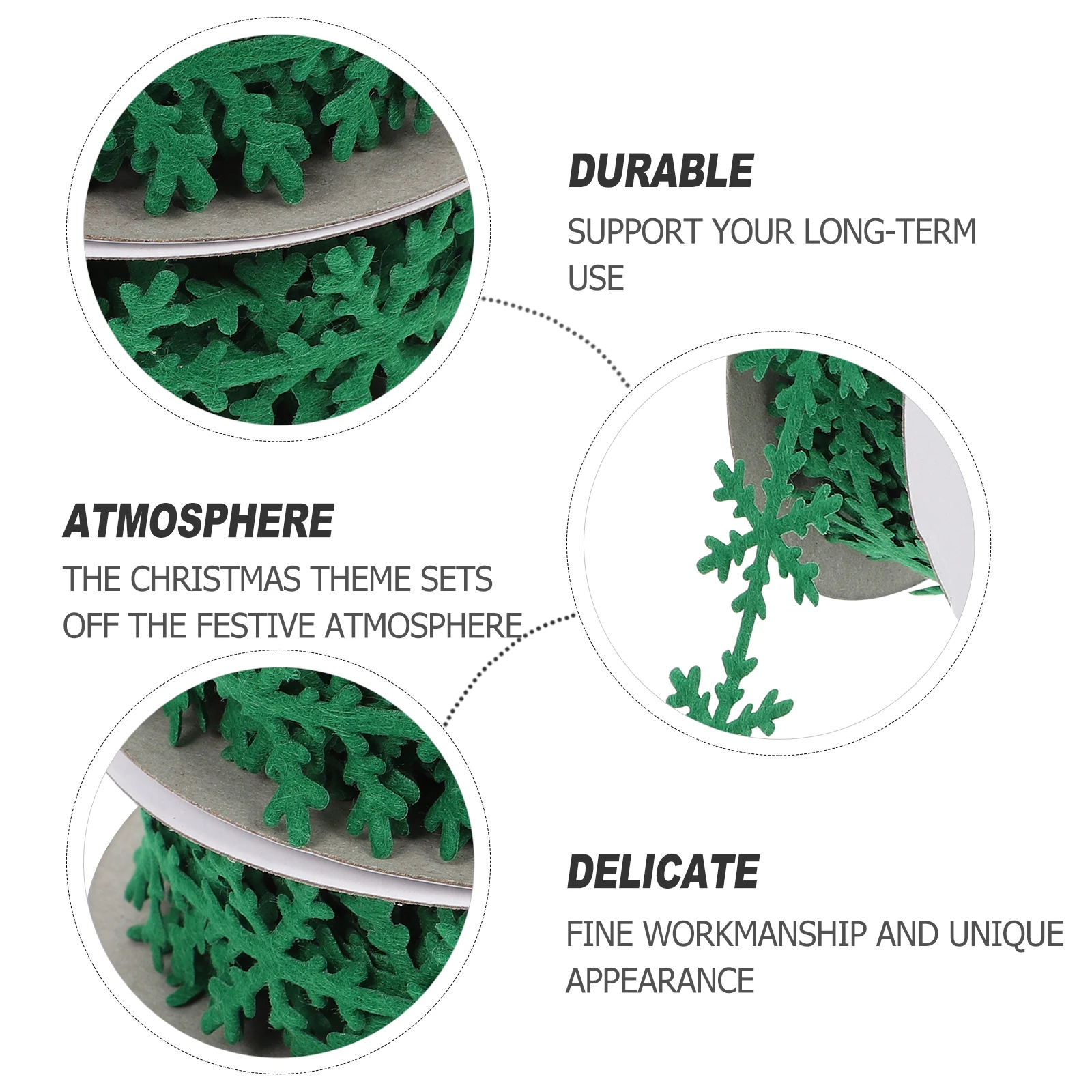 

2Pcs Snowflake Print Ribbon Elegant Gift Box Ribbon for Christmas Decoration Holiday Gift Packaging DIY Seasonal Crafts