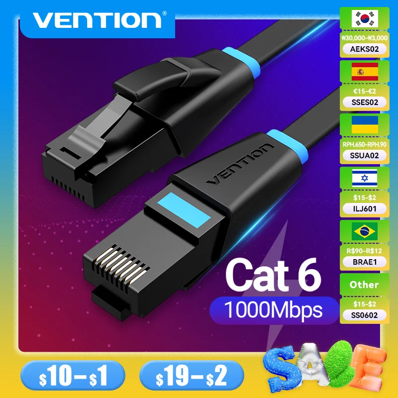 

Vention Ethernet кабель Cat6 Lan кабель UTP RJ45 сетевой патч-кабель 10 м 15 м для PS PC интернет-модем маршрутизатор Cat 6 кабель Ethernet