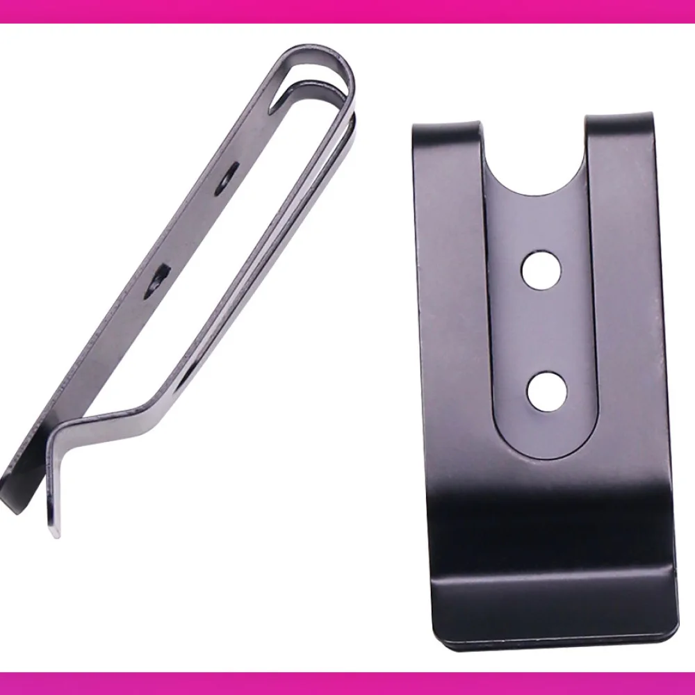 U Shape Manganese Steel Back Clip For Leather Holster Bag Belt Hardware Accessory Replacement Durable DIY Craft Tool