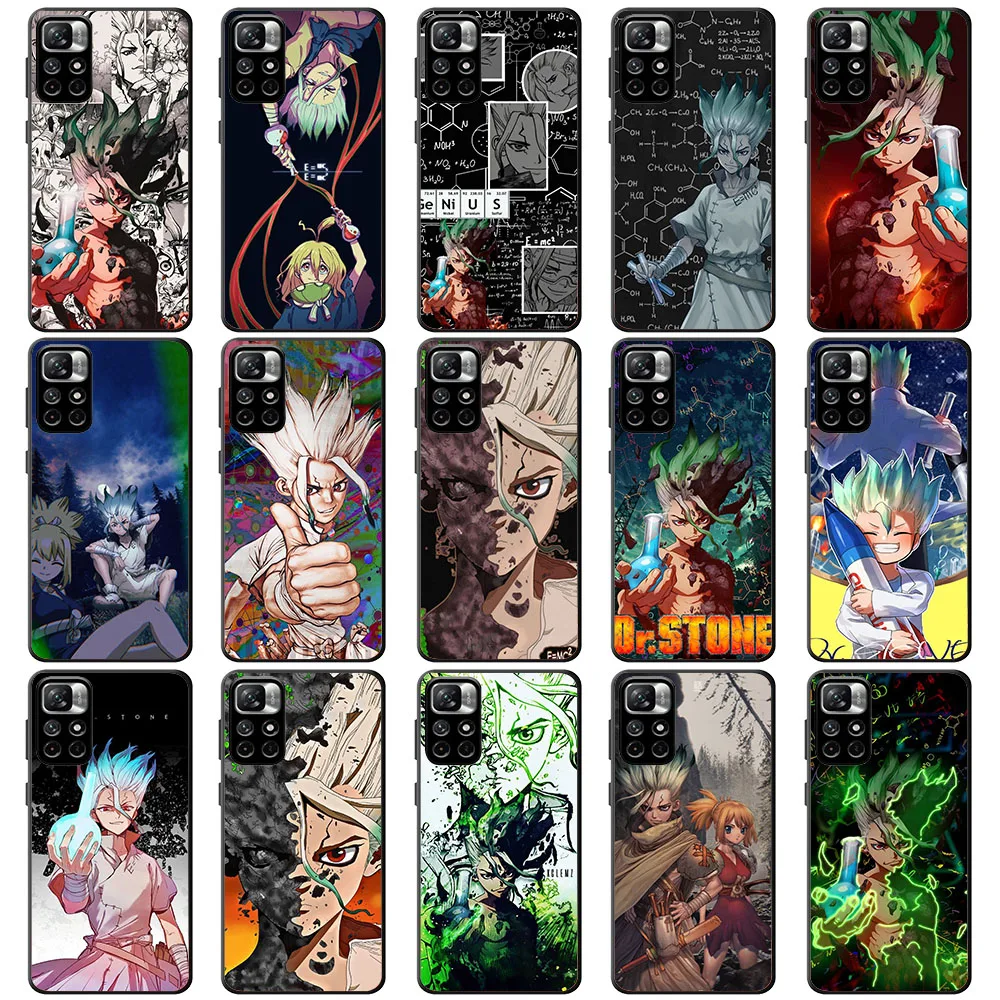 Funda HZ-23 Dr Stone para Xiaomi Redmi Note 6, 6A, 7, 9T, 9S, 10S, 10T, A3X Pro