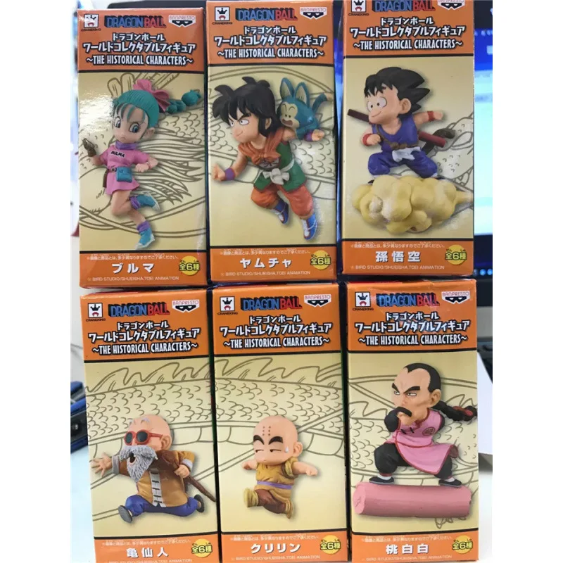 Dragon Ball WCF 30 aniversario, artículos de vuelo para correr, 6 Champa Baduosi Wukong Kelin Box Egg Hand Office