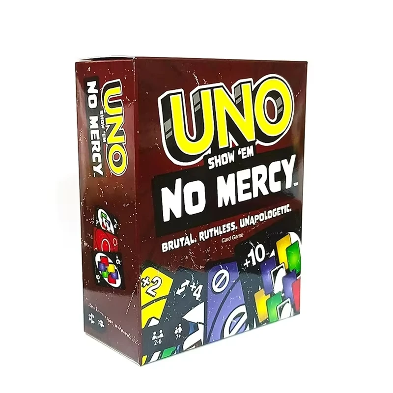 UNO FLIP! SHOWEM NO MERCY Hello Kitty Pokemon Family Funny Entertainment Board Game Fun Playing Cards Gift Box Uno Card Game