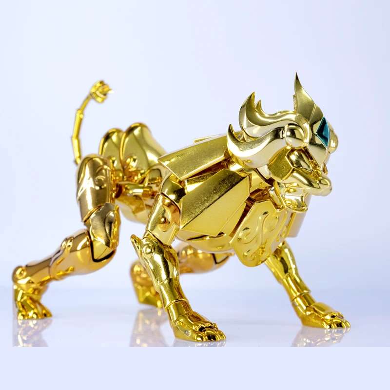 CS 모델 Saint Seiya Myth Cloth EX Leo/Lion Aiolia 토템/오브젝트 Gold Knights of the Zodiac 액션 피규어 재고 있음