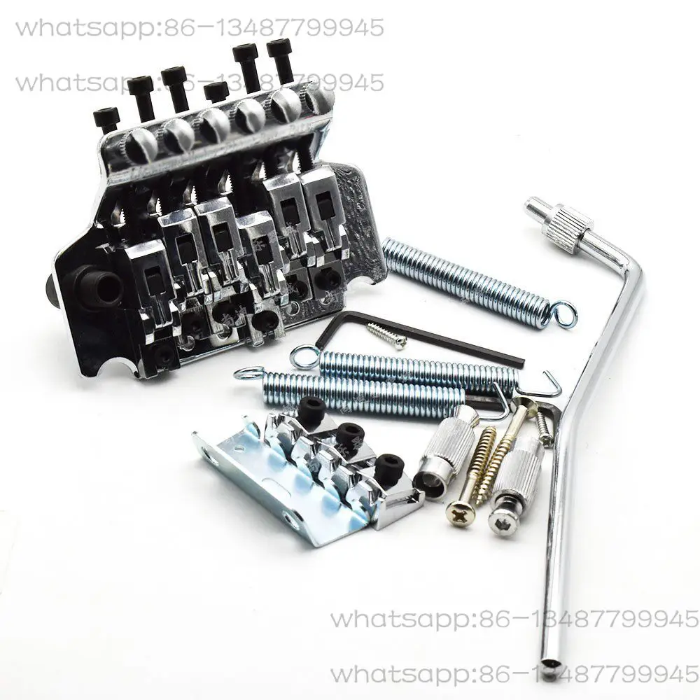 Electric Guitar Double Shake Bridge Vibrato System Guitar Draw Plate Double  Vibrato Wire Plate String  Full Set of Accessories