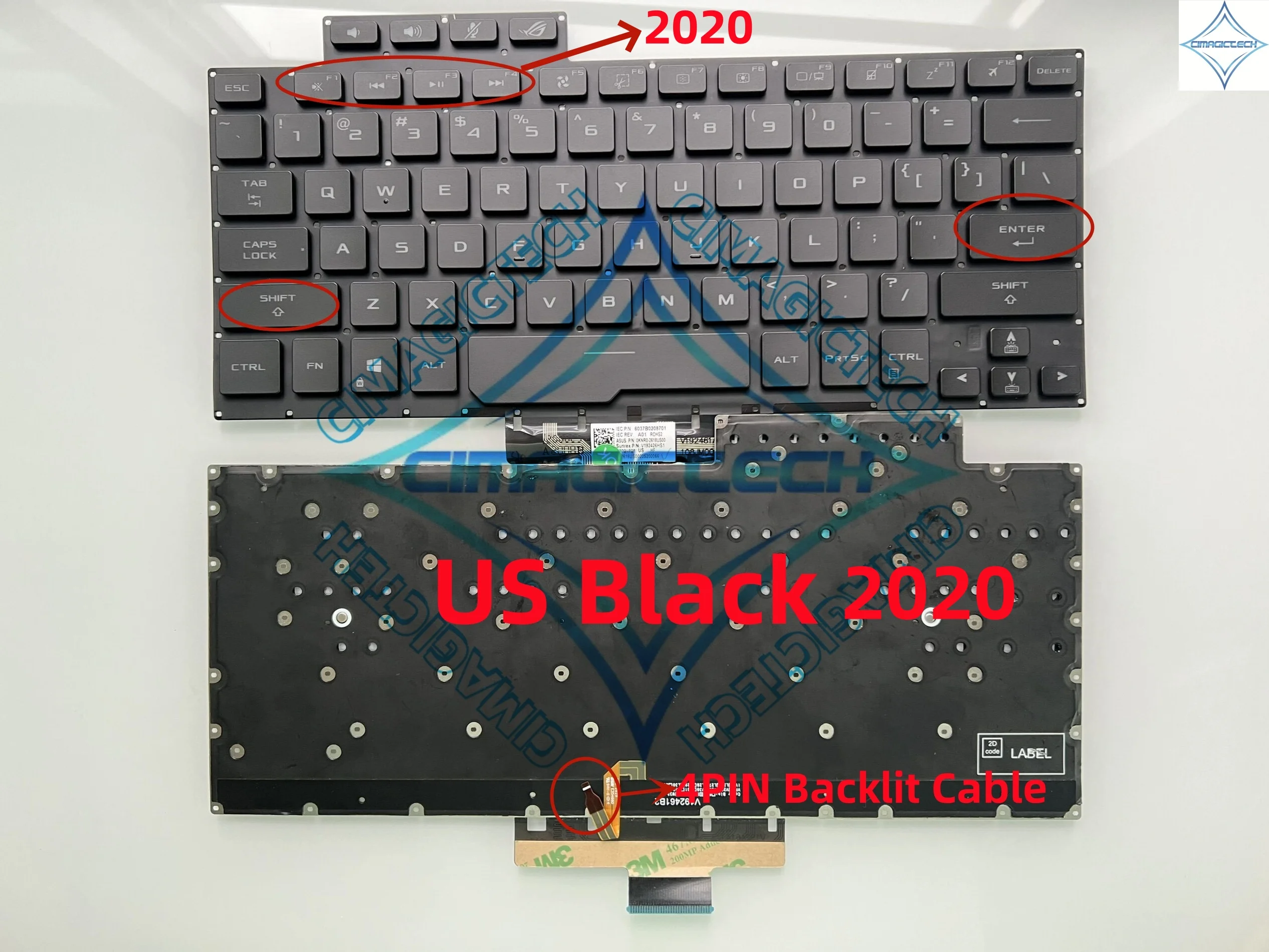 ASUS ROG G14 キーボード 交換用 V192461A