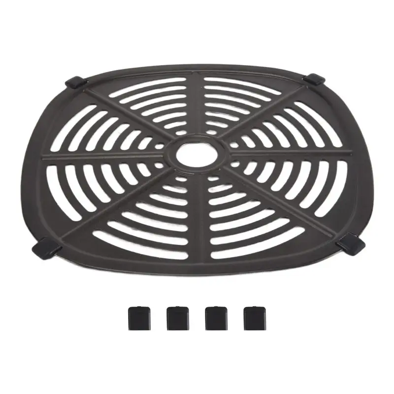 BABZ-Air Fryer Grill Crisper Tray For Dash 2.6QT Tasti-Crisp Digital Air Fryer With Air Fryer Rubber Feet