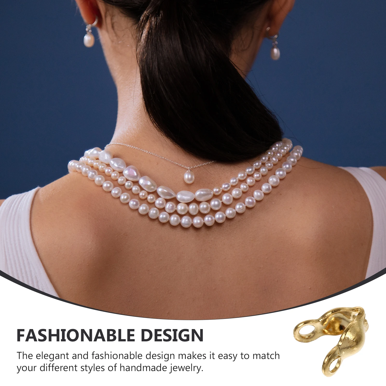 

200 Pcs Necklace Bracelet Clasp Clasps for Jewelry Making Alloy Hook Jewellery Connectors