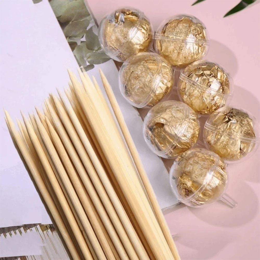 

100pcs Transparent Chocolate Flower Plate Box Plastic DIY Handmade Chocolate Wrapper Case Practical Chocolate Bouquet Packaging