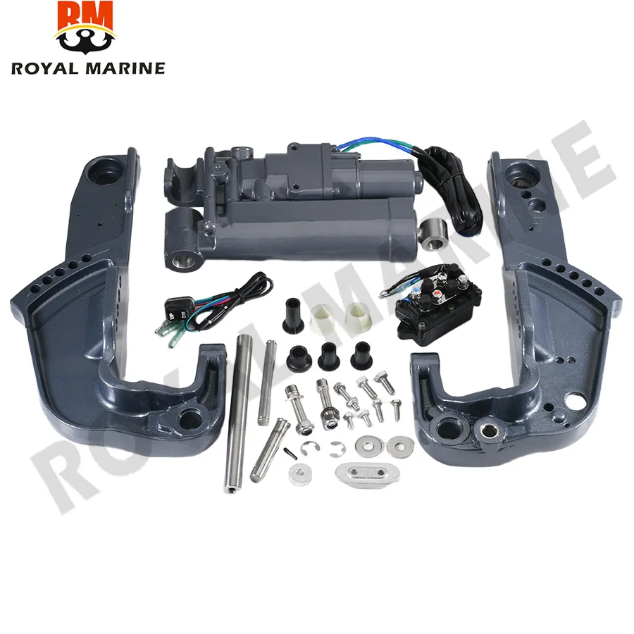 

65W-43800 65W-43111-00-4D 65W-43112-00-4D Single Ram Power Tilt Trim Unit/Clamp Bracket Set For Yamaha Outboad 2T 40HP 4T F25