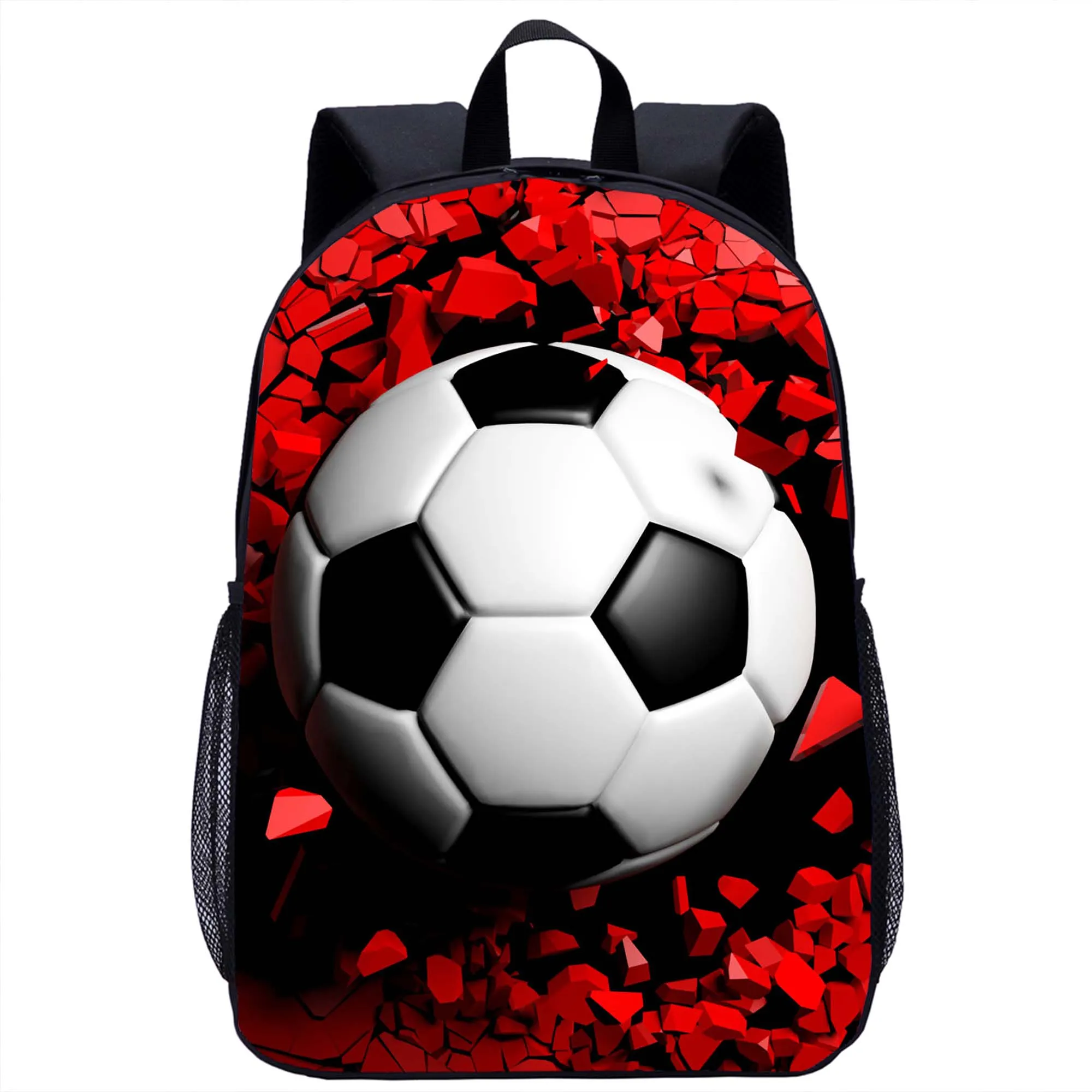 

Football Soccer Print School Backpack for Boys Girls Kid Book Bag Teenager Student Casual Shoulder Bags Laptop Backpack 16 Inch