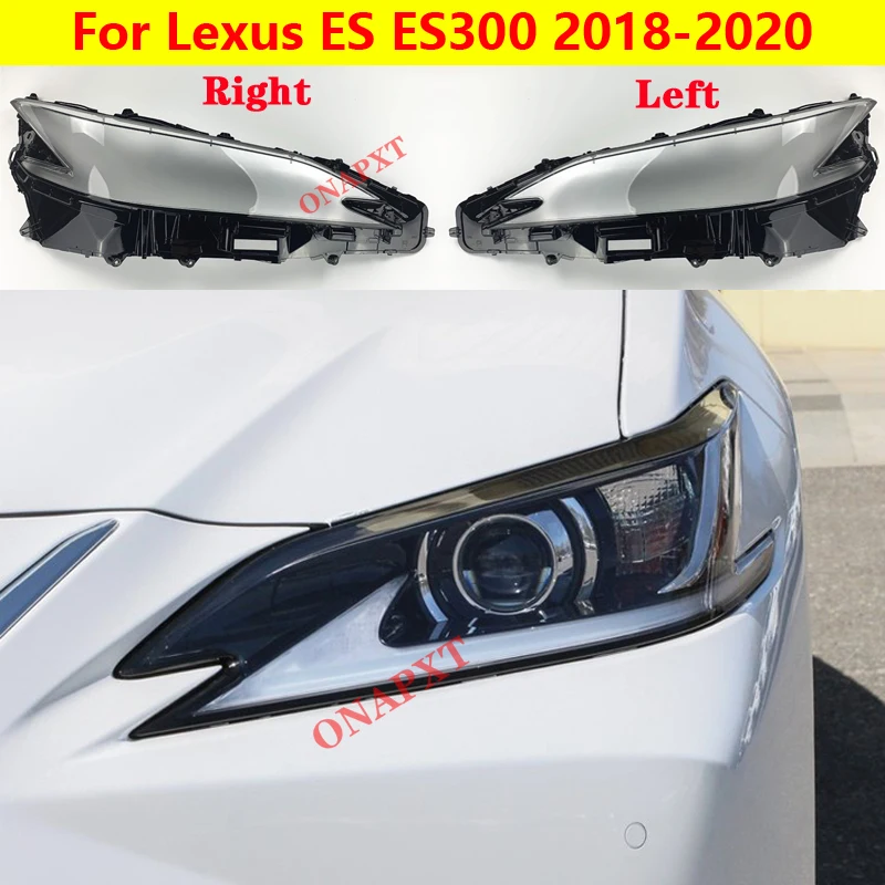 

Car Light Caps Transparent Lampshade Front Headlight Cover Glass Lens Shell Cover For Lexus ES ES300 2018-2020