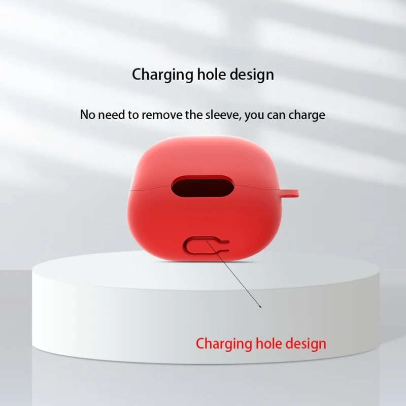 Anker Soundcore Liberty 4 NC 용 실리콘 보호 케이스, 무선 헤드폰 보호대 케이스 커버, 쉘 하우징 방진 슬리브