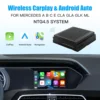 CARABC 무선 Carplay 메르세데스 벤츠 A B C E CLA GLA GLK ML 스프린터 NTG4.5 베커 모듈 안드로이드 자동 네비게이션에 적합 1