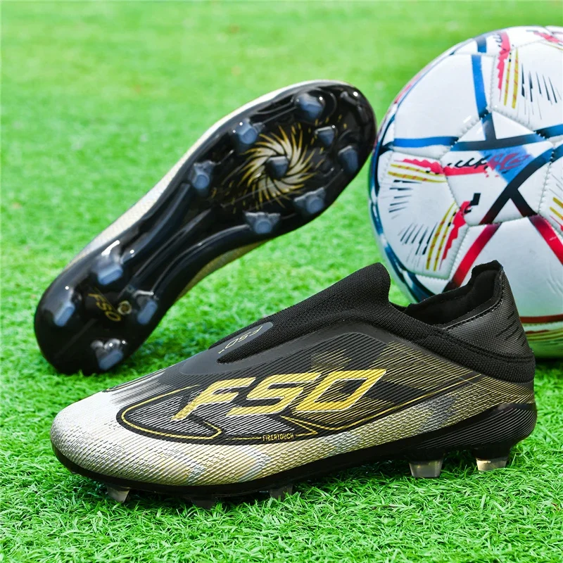 Neue Herren-Fußballschuhe, Sportschuhe, Futsal, hoher Knöchelschutz, atmungsaktiv, rutschfest, hochwertige, ultraleichte Fußballschuhe für Outdoor-Spiele – Detail 21