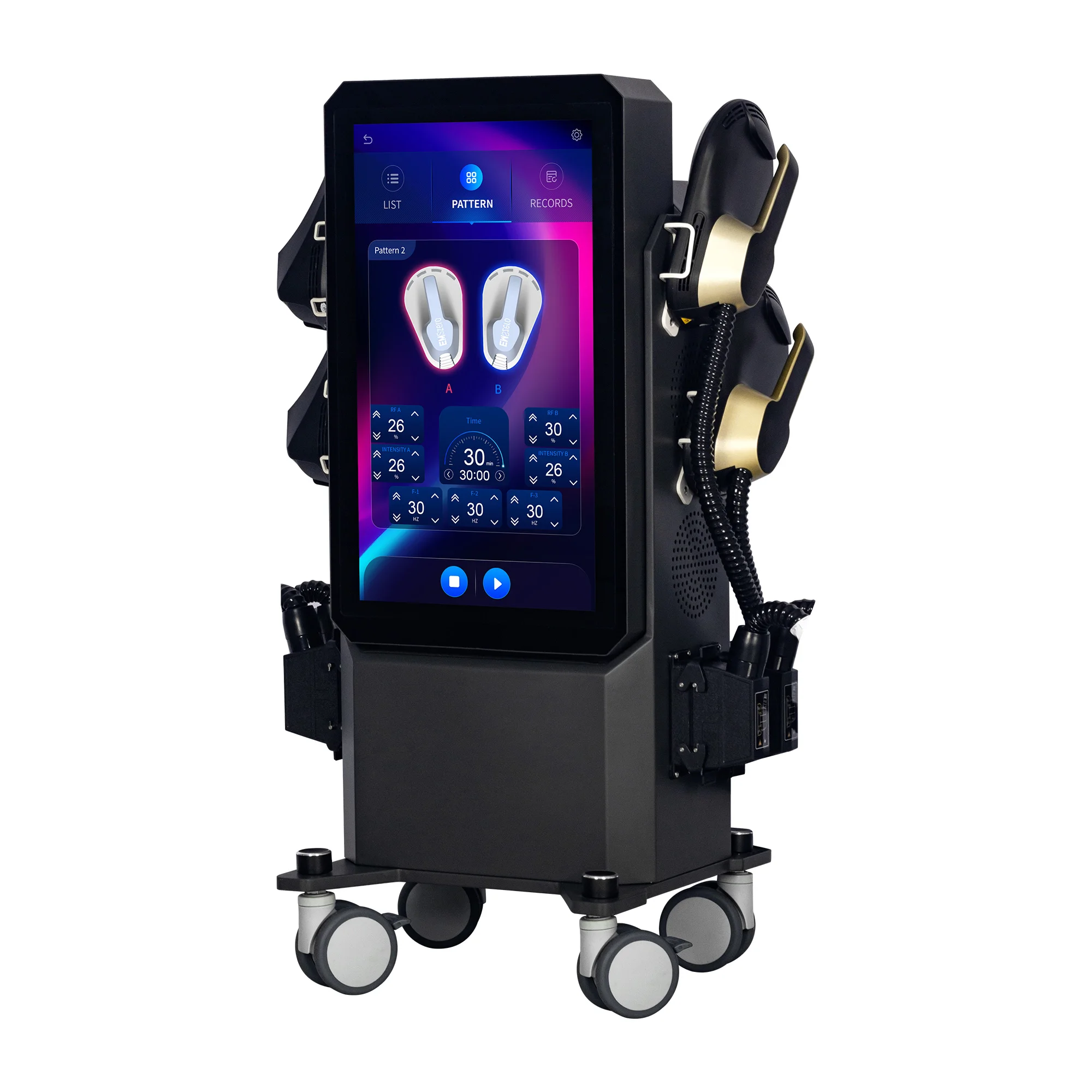 MYoslim New  RF Portable  Body Sculpt Machine Pelvic Pad Muscle Stimulation Slimming