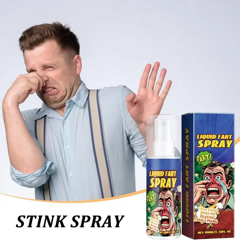 Liquid Assfart Spray 100g Prank Trick Portable Fart Spray Safe Extra Strong Smell Stink Stuff Prank Spray Trick Toys For Adults