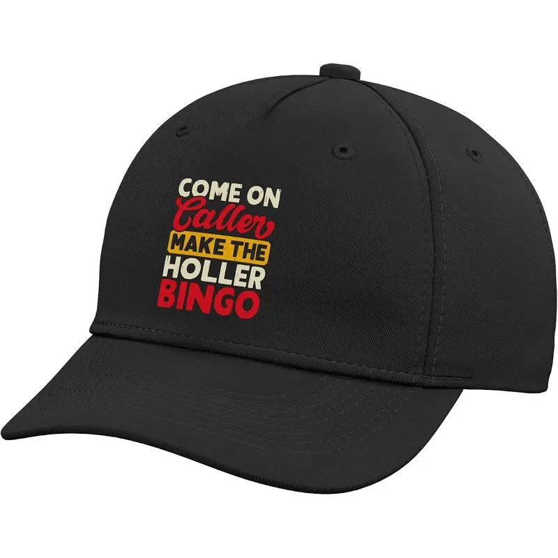 Bingo Lucky Numbers Card Funny Adjustable Baseball Hat