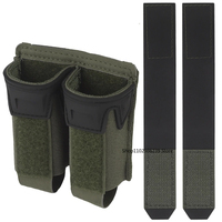 K type 9MM Tactical Double Mag Pouch MOLLE Agilit Style Pincers Quick Release Pistol Magazine Pouch Multifuntion Tool bags