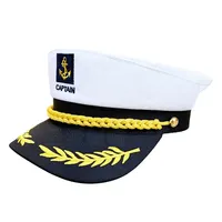 Adult Yacht Sailor Captain Hat Adjustable Men's and Women's Party Hat Makeup Ball Dressing Event Excellent Stylish Accessories