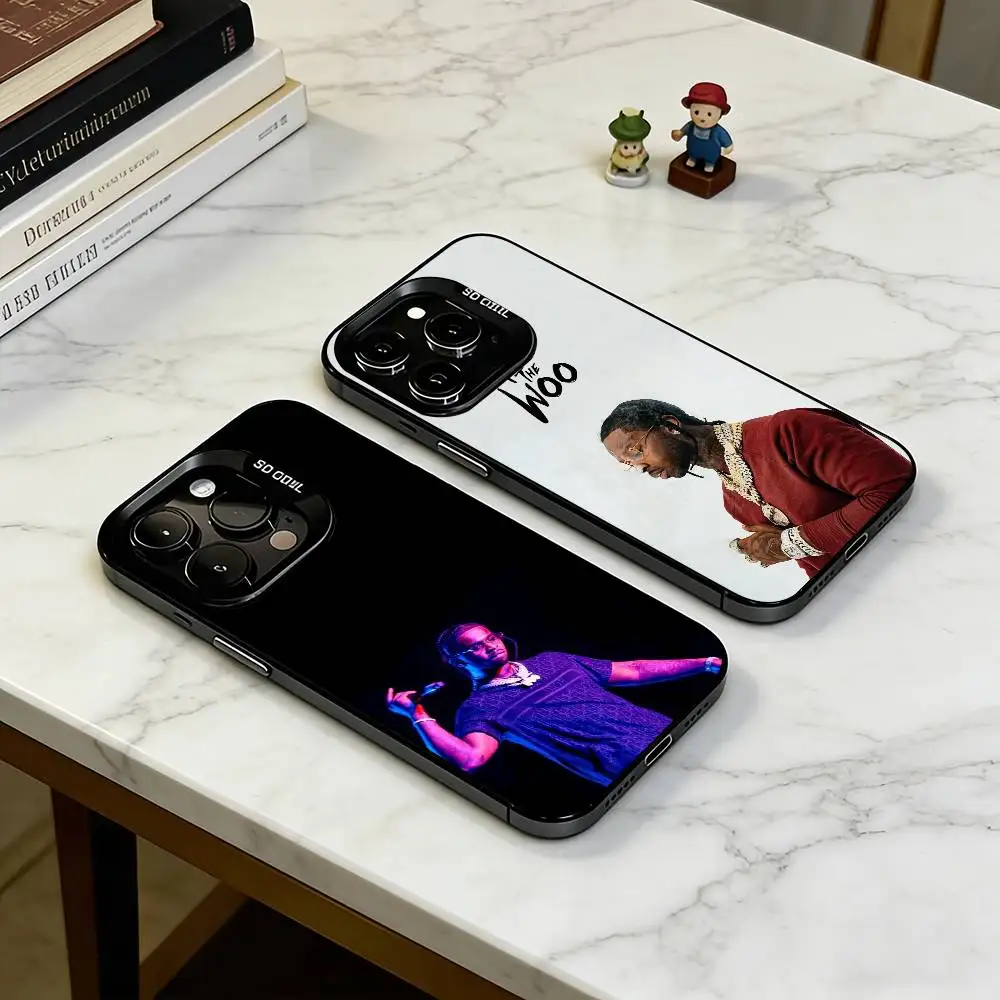 

R-Rapper P-Pop S-Smoke Phone Case For iPhone 17,16,15,14,13,12,11 Plus,Pro Max,XS,Colorful Silver Phone case Funda Cover