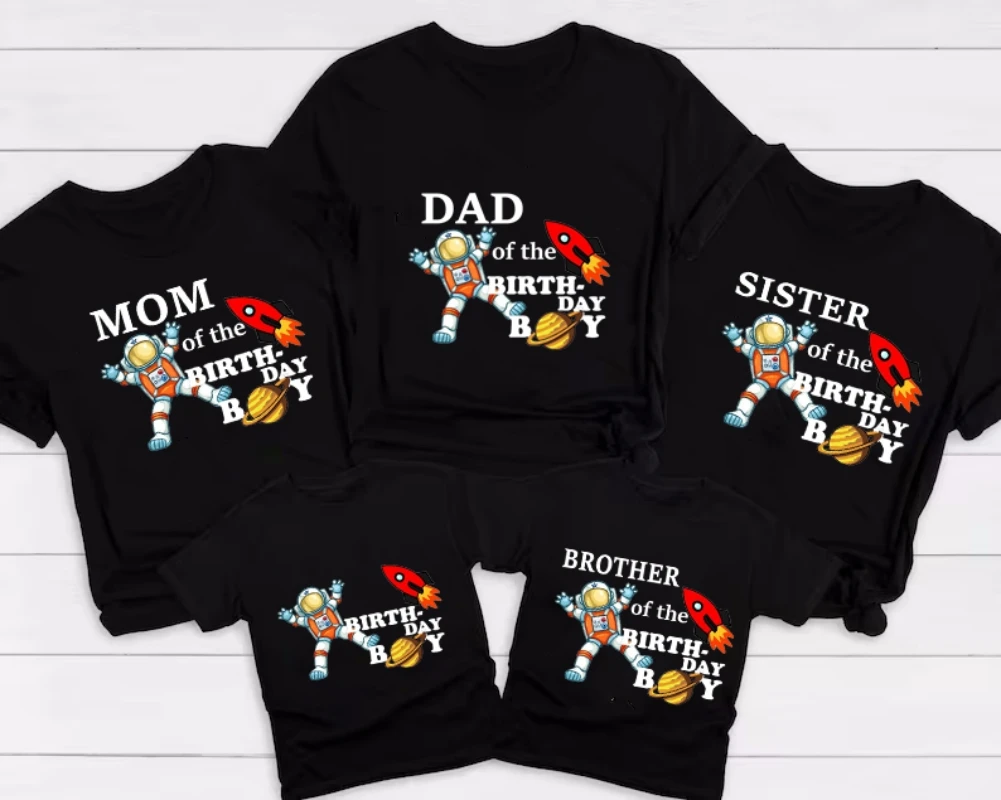 

Astronaut Birthday Boys Shirt, Family Astronaut Shirts, Dad/Mom Tshirt Family Space Shirt, Birthday Boy, Birthday Space Shirt