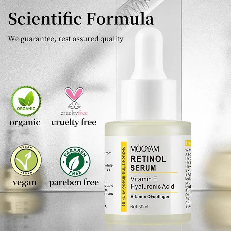 

Face Lifting Serums Vitamin E Hyaluronic Acid Wrinkles Serums 30ml Facial Repair Firming Moisturizer Smooth Dry Skin