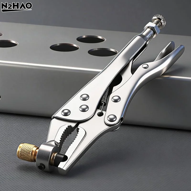 1Pcs Air Conditioner Tube Locking Plier Refrigerant Recovery Clamp Refilling Pliers For Welding Locking Plier Repair Tool