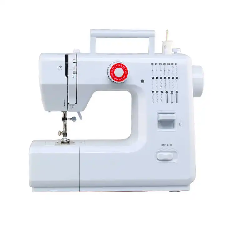 Hot White Household Mini Sewing Machine Portable Overlock Buttonhole Household Sewing Machine