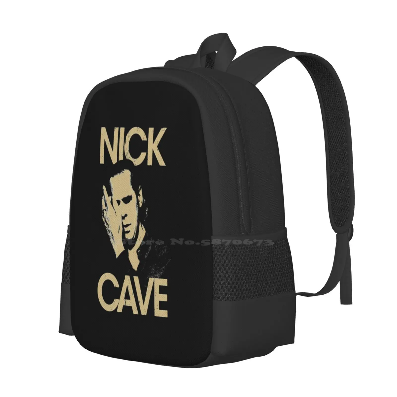 Nicks-Cave Hot Sale Schoolbag Backpack Fashion Bags Nick Cave Grinderman Nick Cave Music Nick Cave And The Bad Seeds Pj Harvey