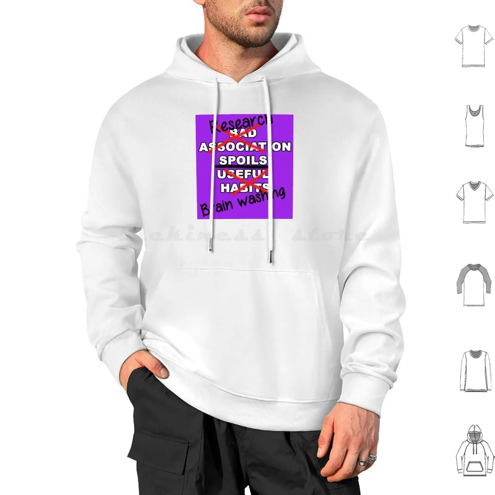 Research Spoils Brainwashing-Ex Jw-Ex Jehovahs Witness Hoodie cotton Long Sleeve Exjw Xjw Exjehovahswitness Exborg