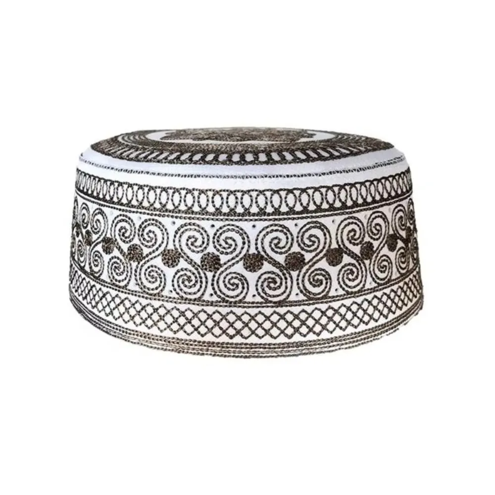 

Мусульманская церемониальная шапка: традиционная круглая дышащая молитвенная шапка, тонкая, удобная, для поклонения и повседневной носки